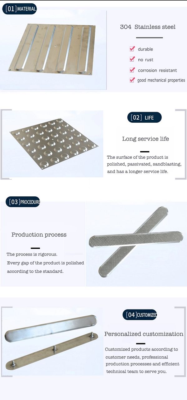 Corduroy tactile paving China
