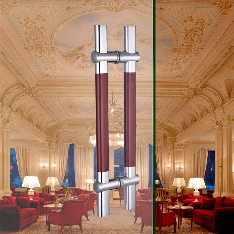 Low price O-shape door handle for glass doors 